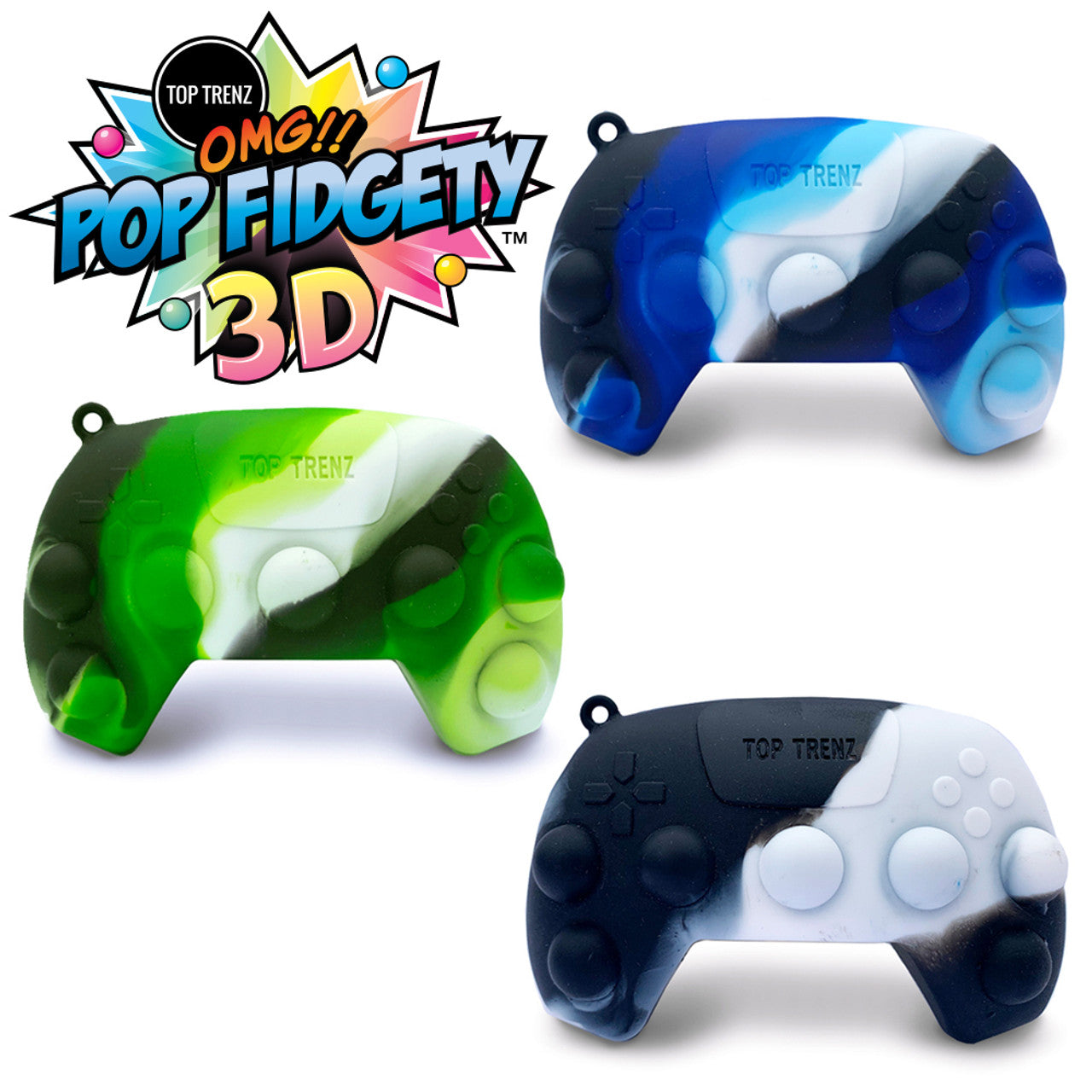 OMG Pop Fidgety 3D - Gamer Controller Ball