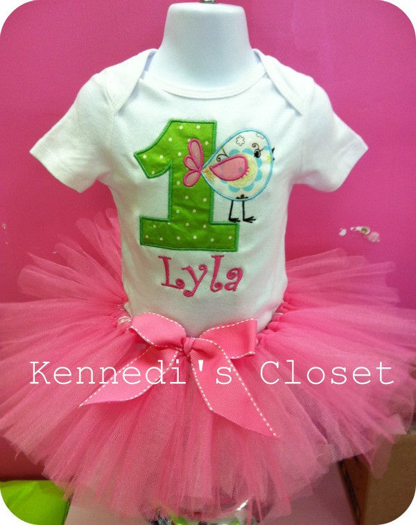 Birdie Tweet Birthday TuTu Set