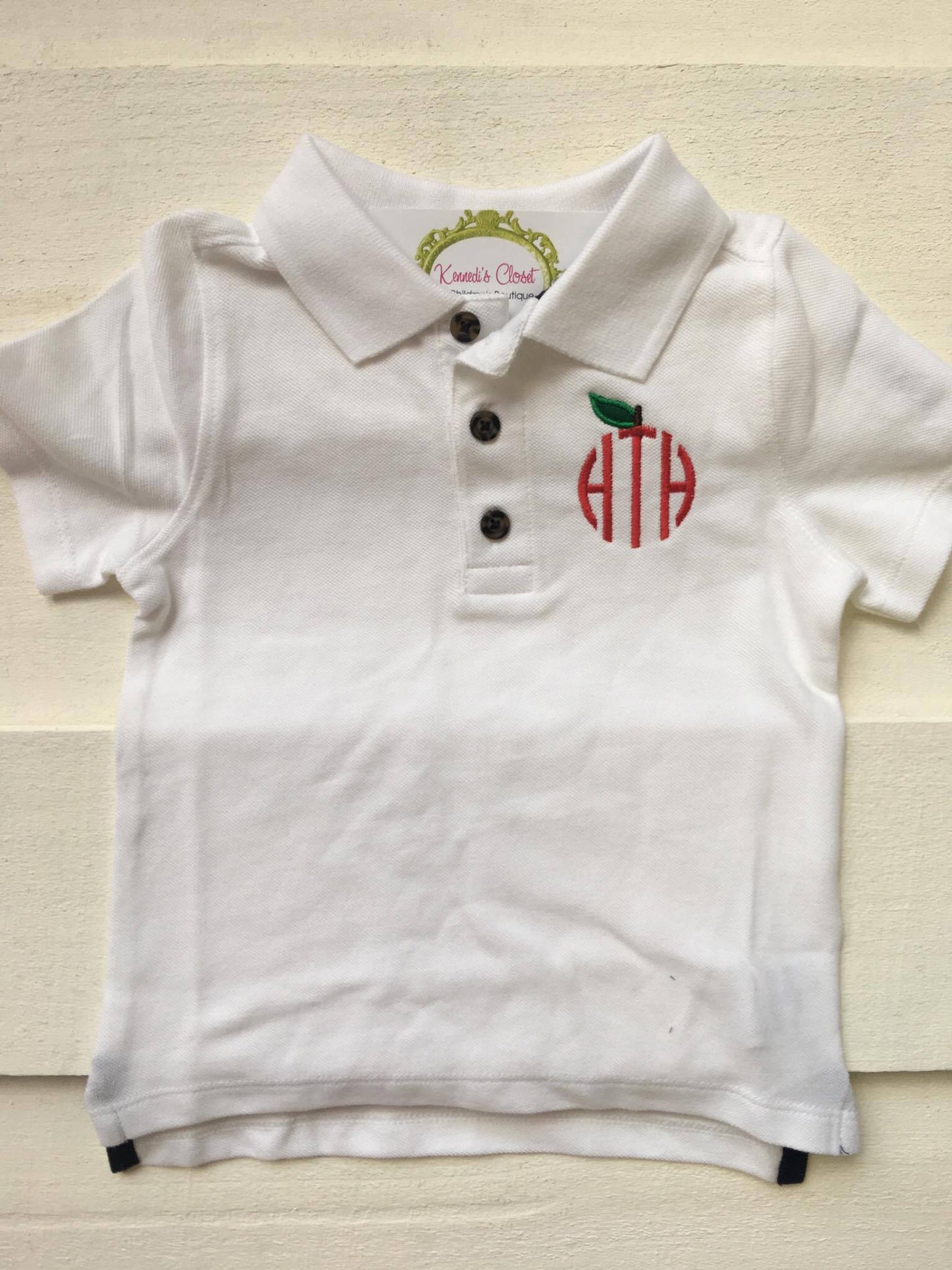 Apple Monogram Polo