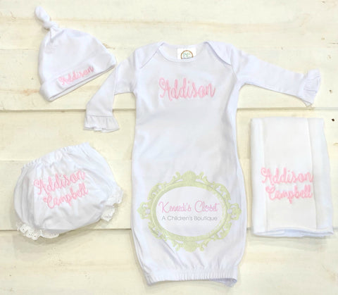 Personalized Baby  Gift Set