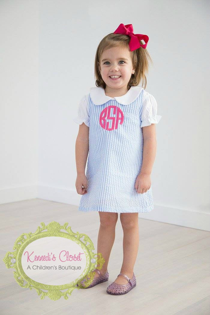 Girls Gingham Aline Dress