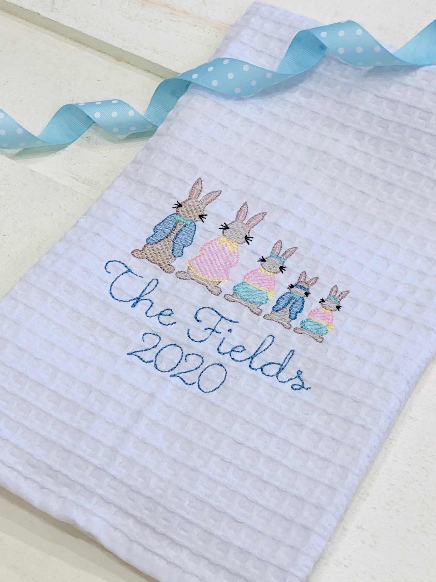 Family Bunny Handtowel