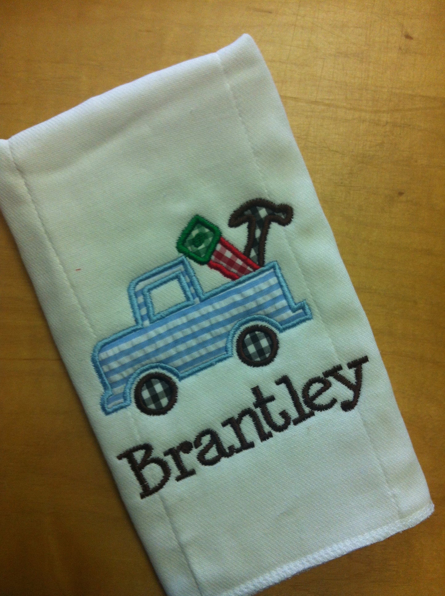Truck Burp Cloth