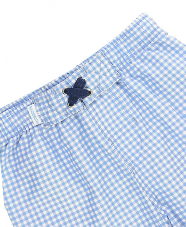 Blue Gingham Swim Trunks by RuggedButts