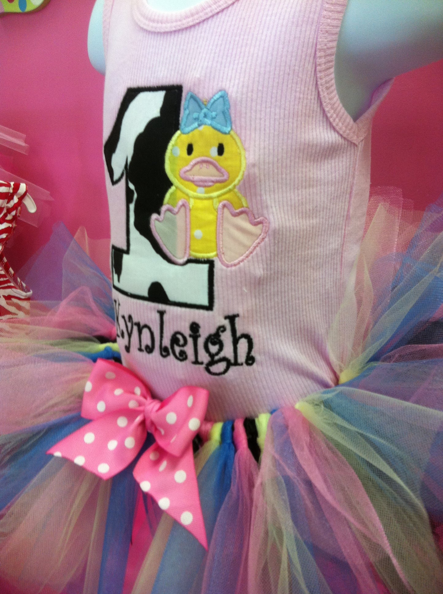 Cow Ducky Birthday TuTu Set