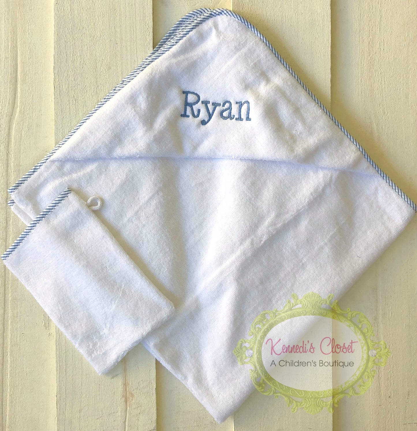 Hooded Towel with Monogram