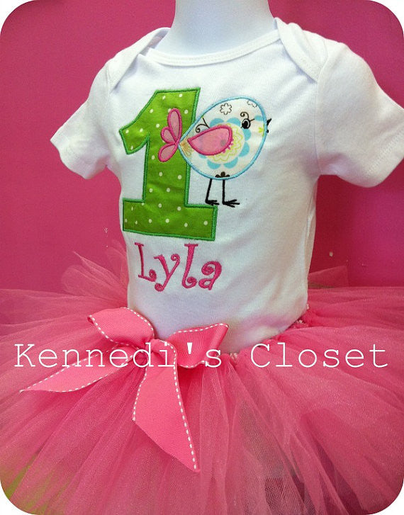 Birdie Tweet Birthday TuTu Set