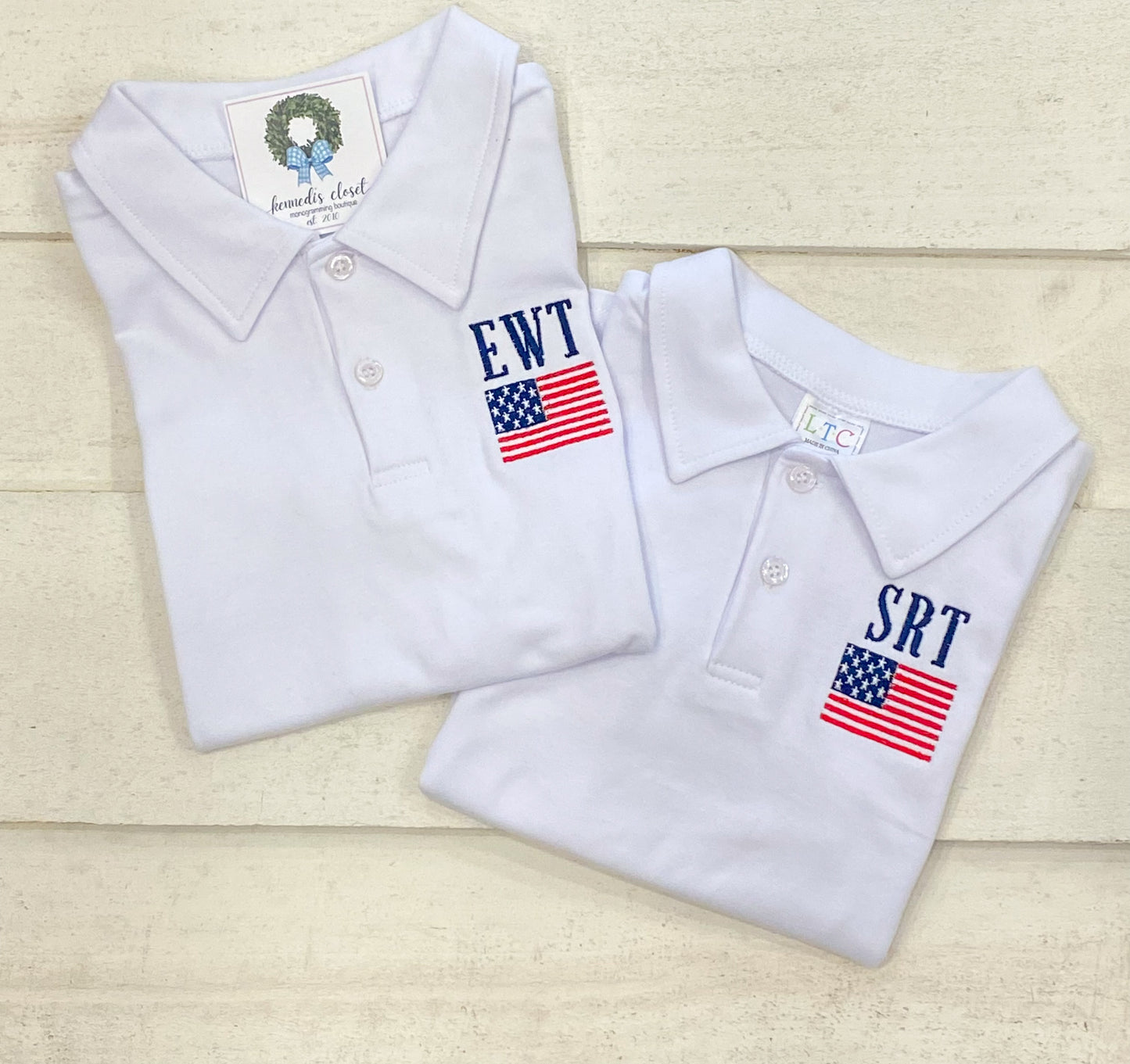 Flag Personalized Polo