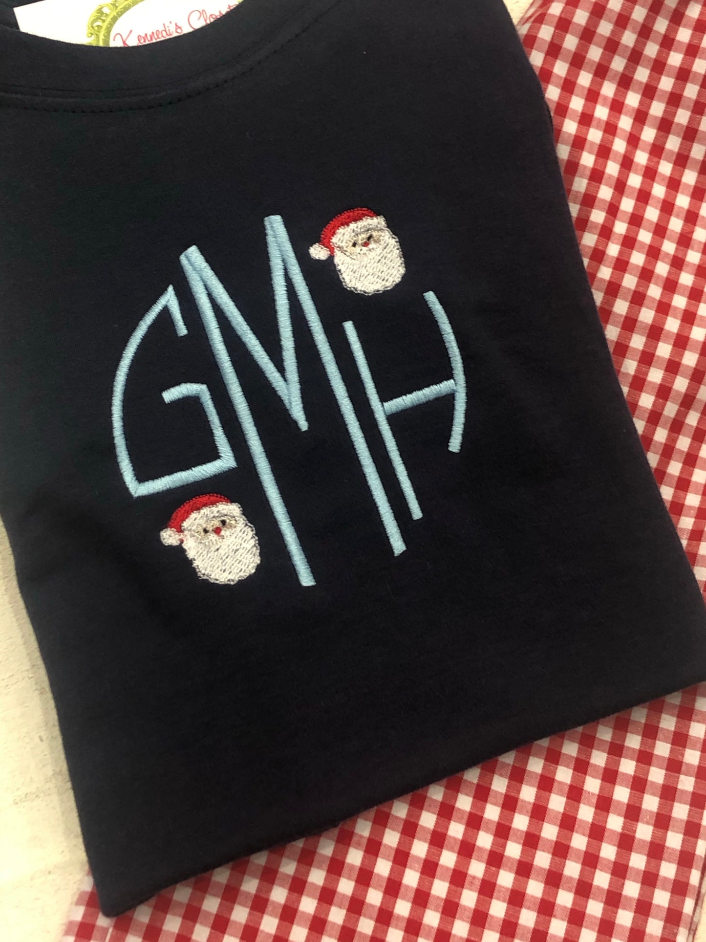 Santa Monogram Shirt