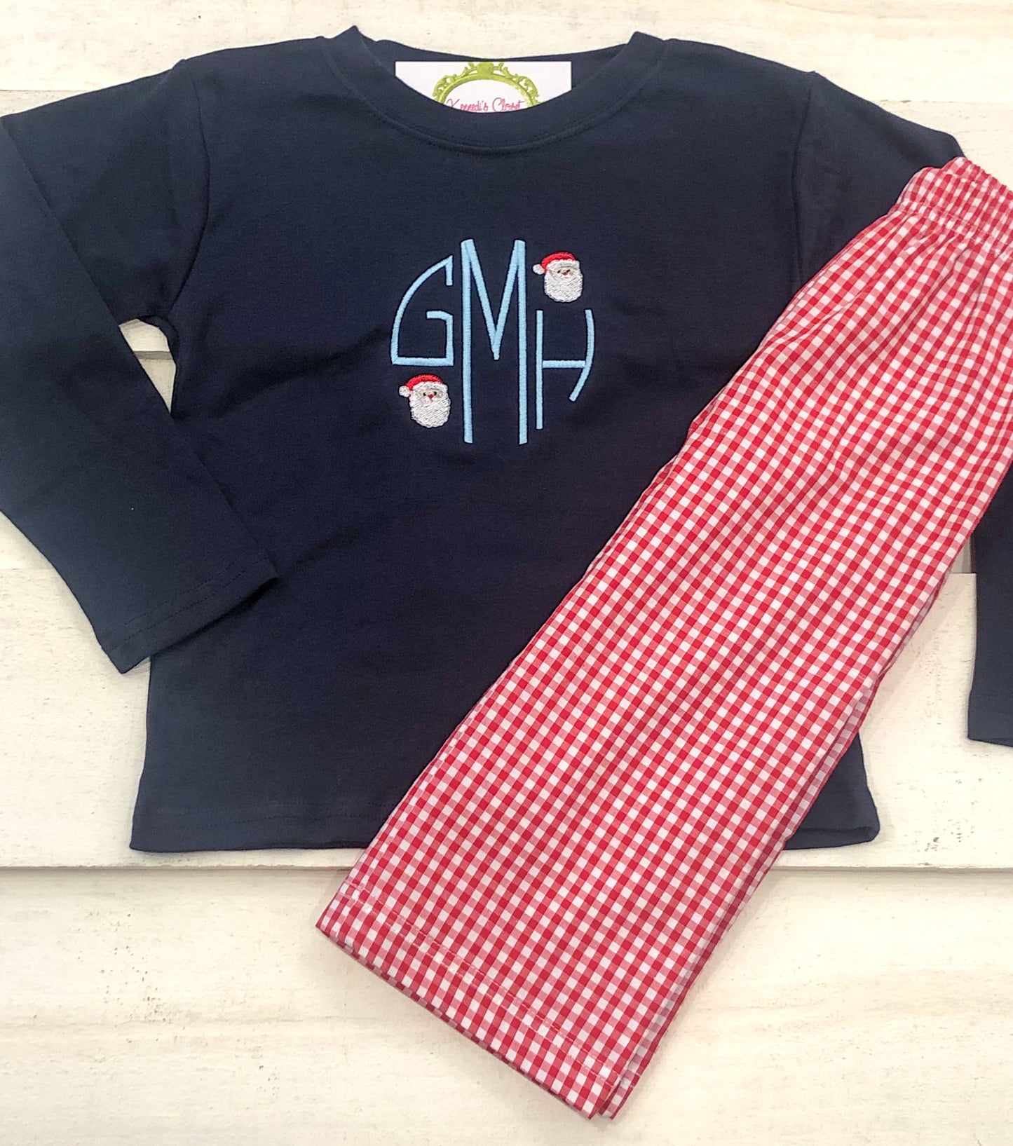 Santa Monogram Shirt