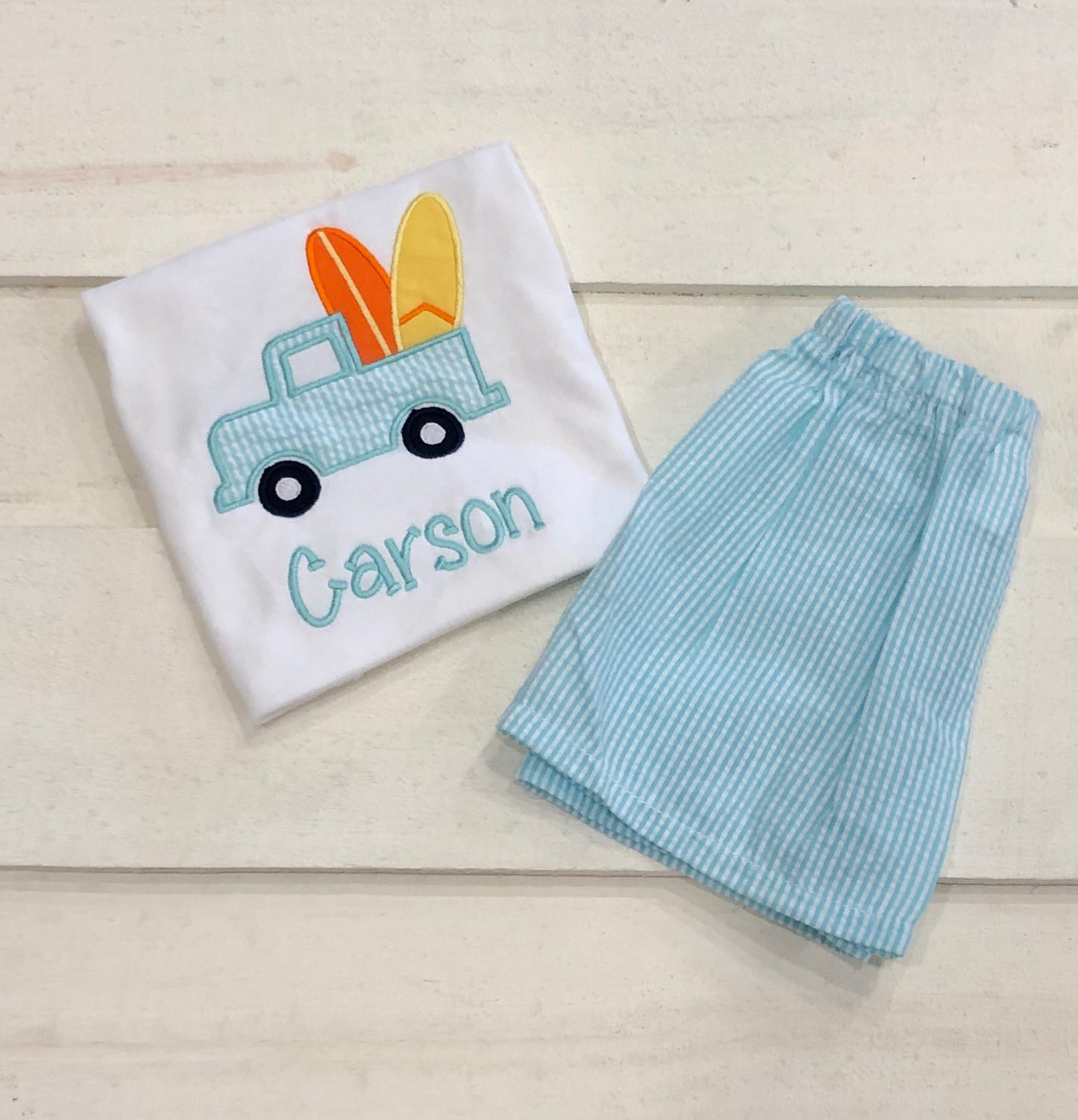 Surf Board Truck Short Set