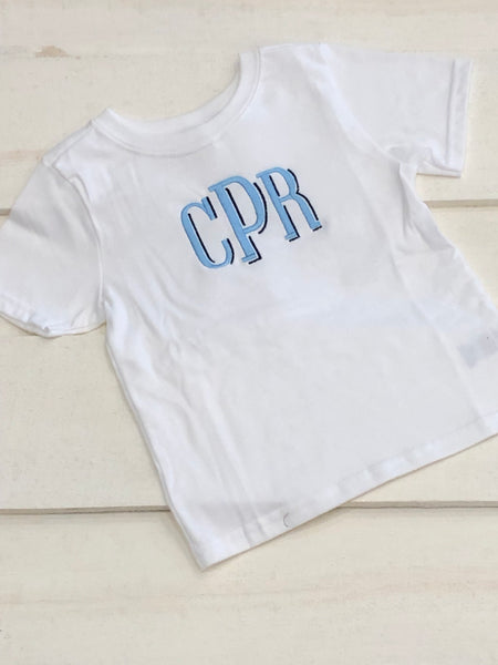 Boys Monogrammed T-shirt – Kennedi's Closet