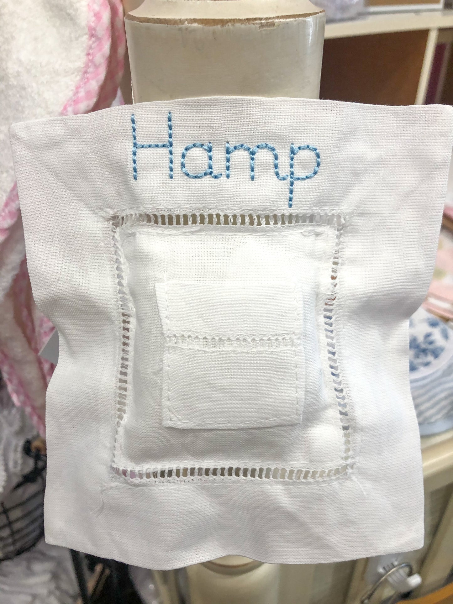 Linen Tooth Fairy Pillow- available in pink and blue
