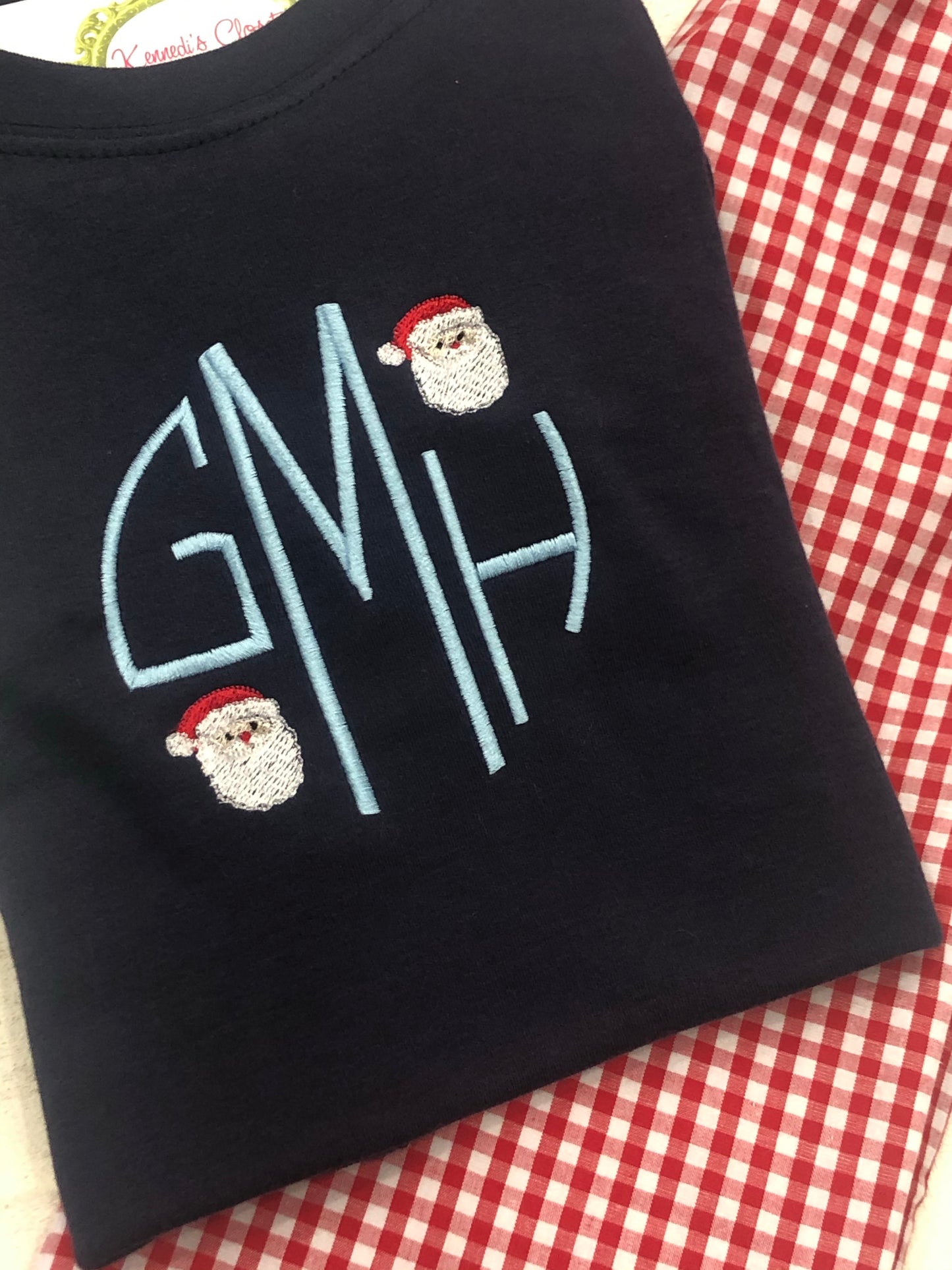 Santa Monogram Shirt