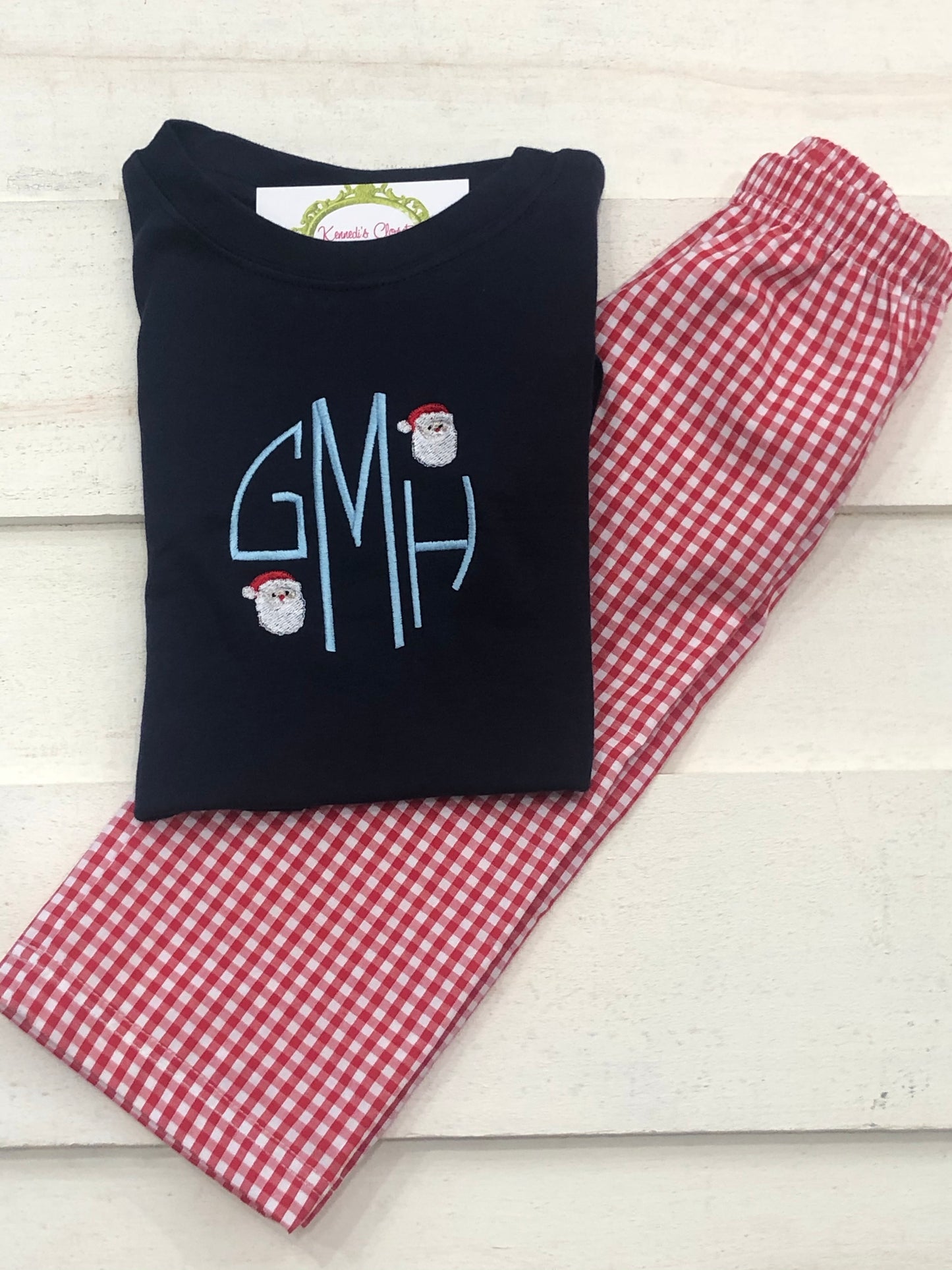 Santa Monogram Shirt