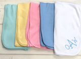 Knit Monogrammed Blanket