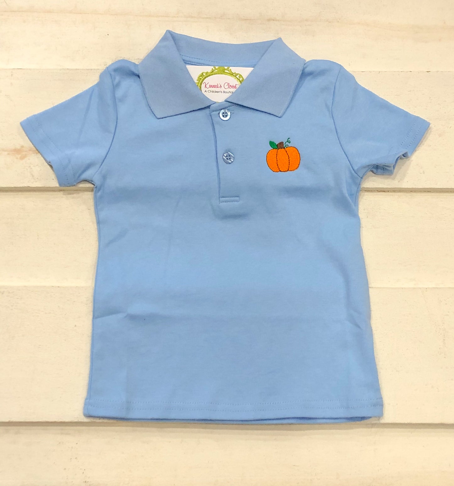 Pumpkin Monogram Polo