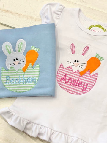 Carrot Bunny Egg Design