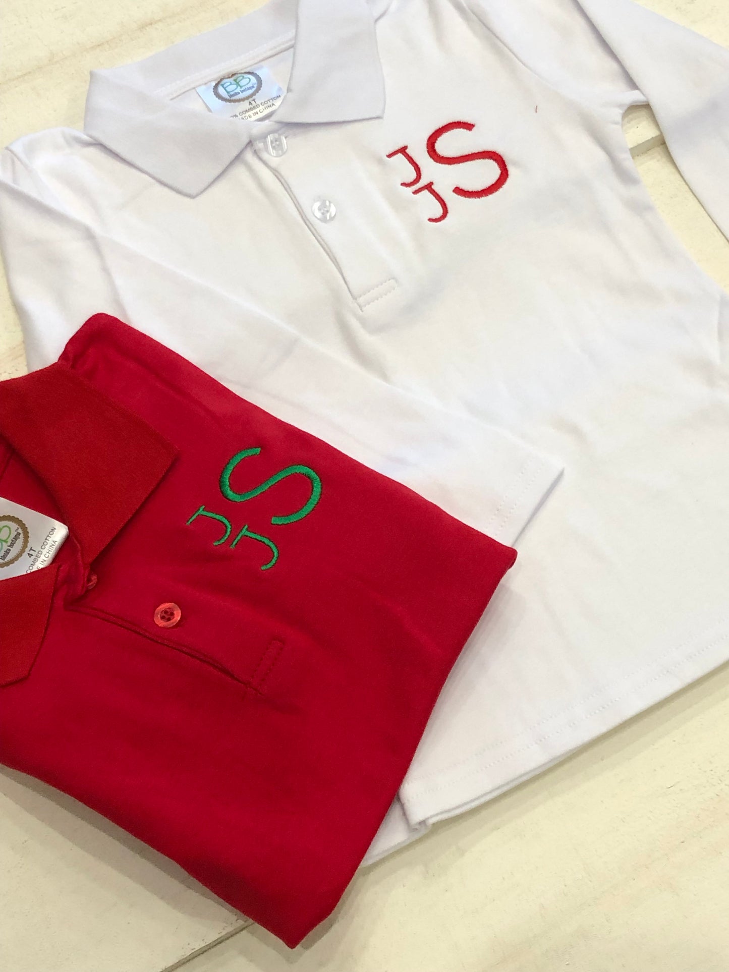 Monogrammed Polo long sleeve