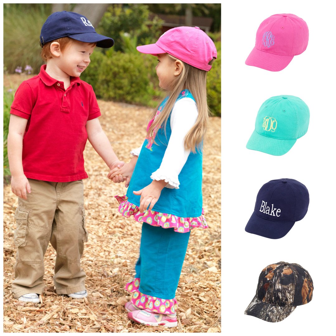 Hat Monogrammed Kids Size