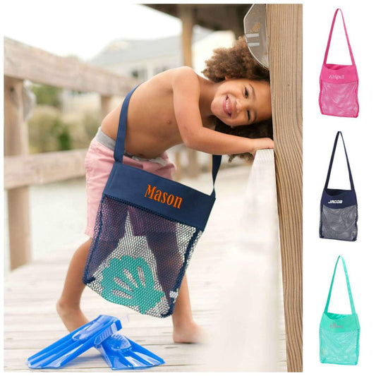 Kids Mesh Beach Tote