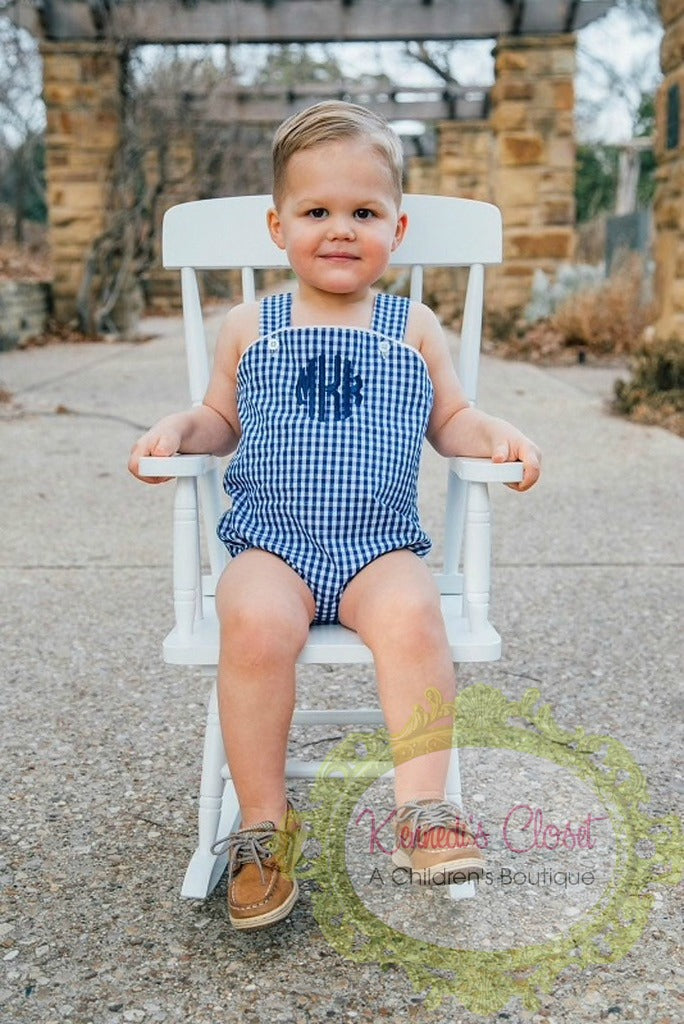 Red Gingham Sunsuit