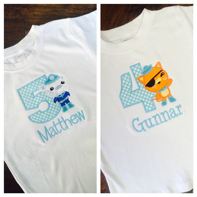 Octonauts Birthday Shirt Peso