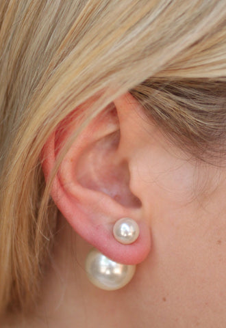 Peek A Boo Pearl Earrings