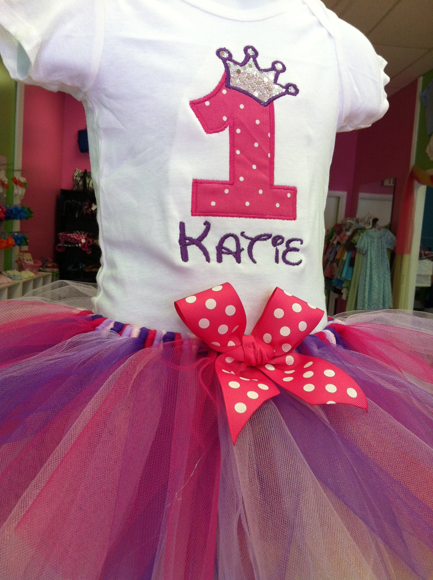 Princess Tiara Birthday TuTu Set