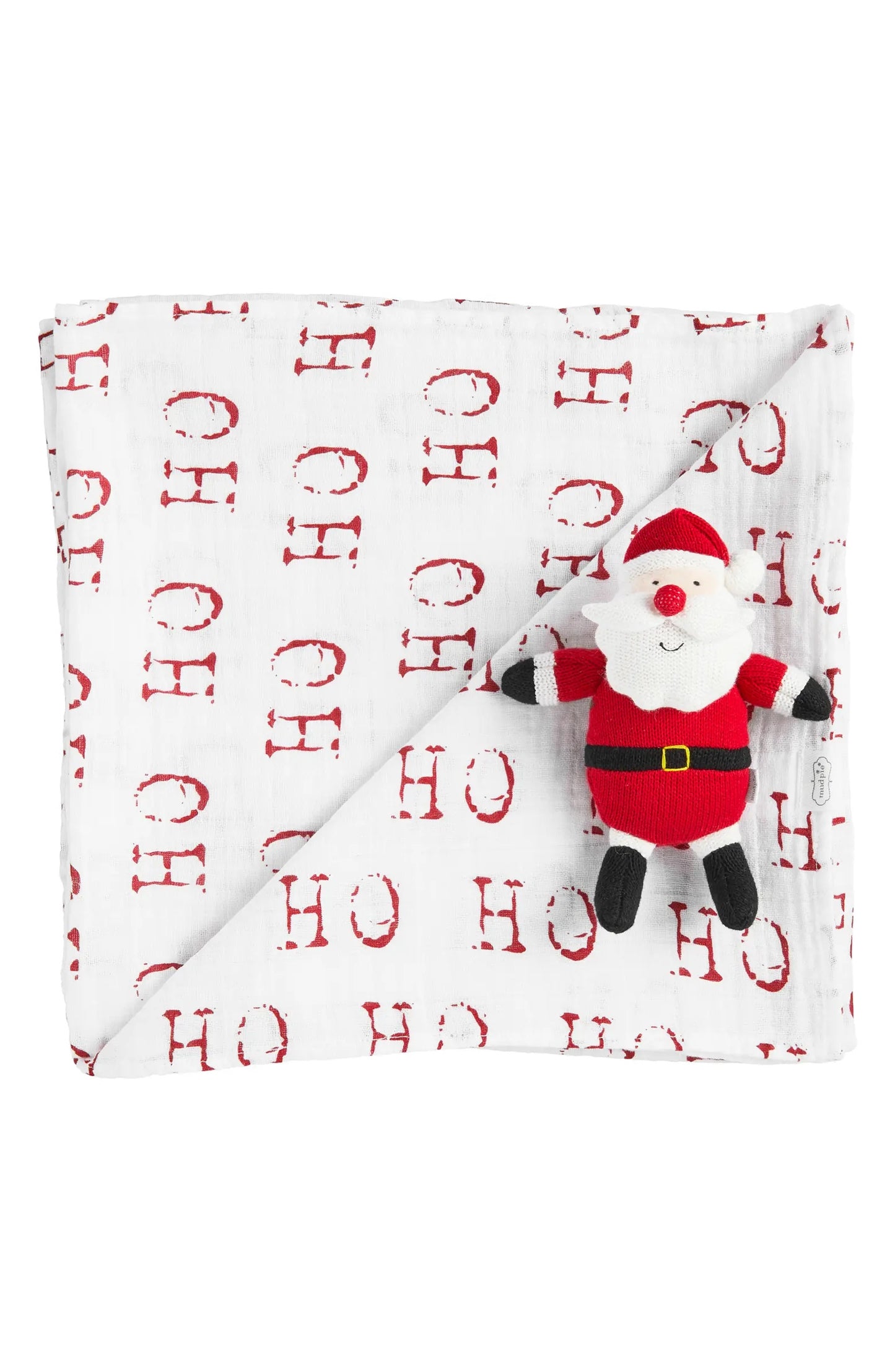 Santa Reindeer Christmas Swaddle Blanket