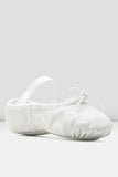 Girls White Dansoft Leather Ballet Shoes by BLOCH
