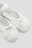 Girls White Dansoft Leather Ballet Shoes by BLOCH